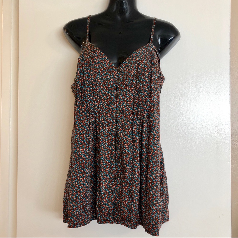 Quiksilver Women’s Cute Brown Tank Top- NWOT!